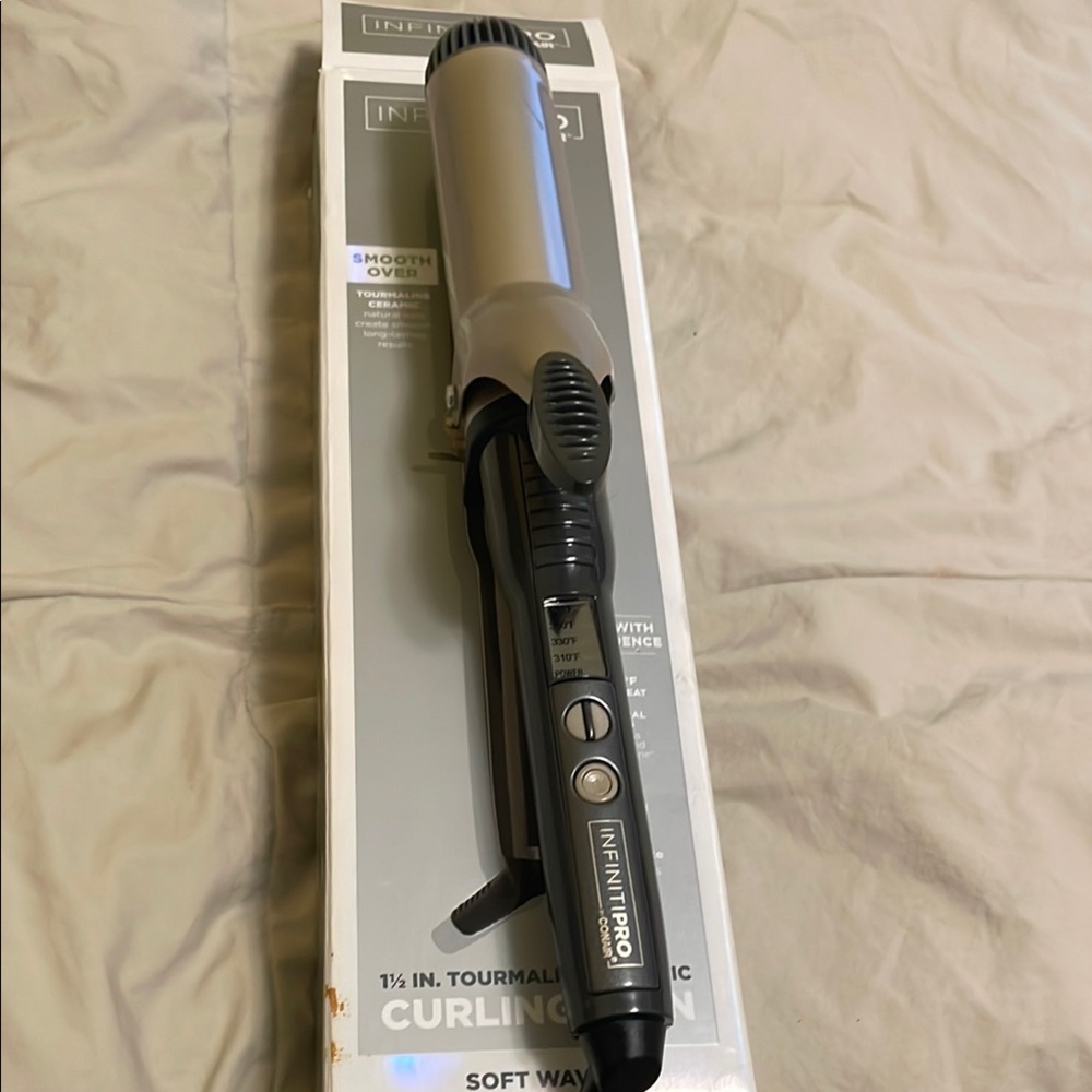 Infiniti Pro Curling Iron - Silver and Black